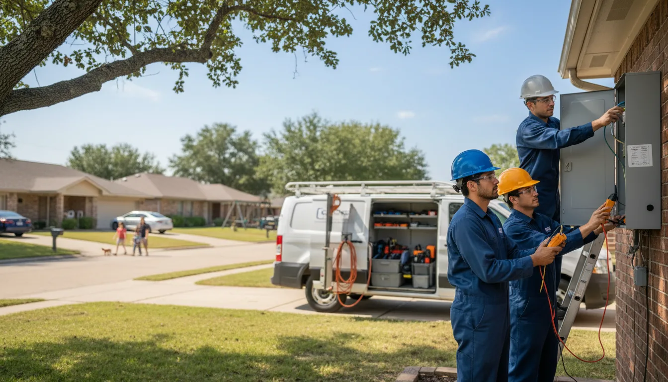 Certified electrician providing emergency electrical services in Beeville, TX